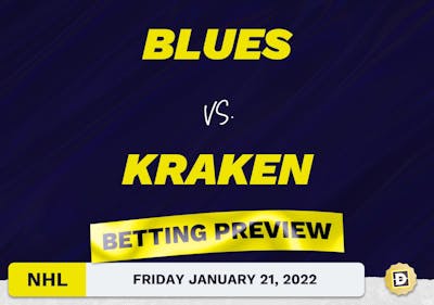 Blues vs. Kraken Predictions and Odds - Jan 21, 2022