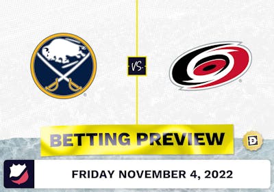 Sabres vs. Hurricanes Prediction and Odds - Nov 4, 2022