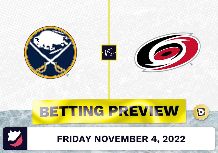 Sabres vs. Hurricanes Prediction and Odds - Nov 4, 2022