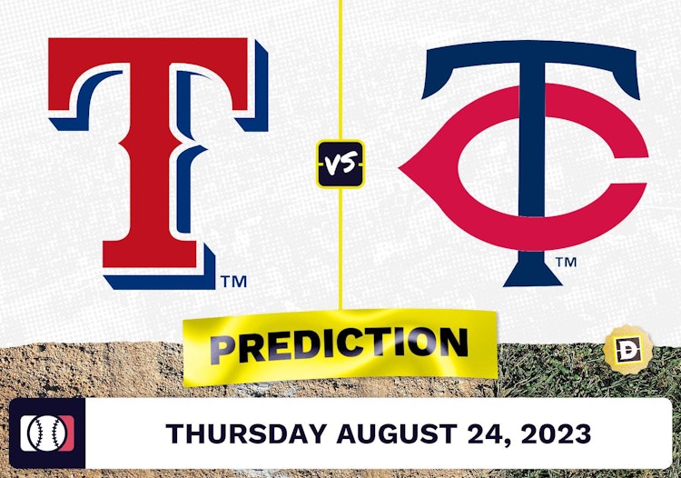 Rangers vs. Twins Prediction for MLB Thursday [8/24/2023]