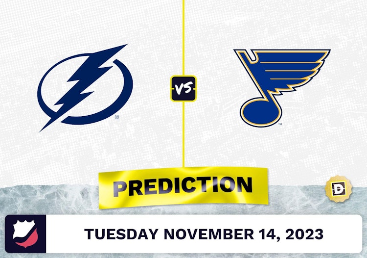 Lightning vs. Blues Prediction and Odds - November 14, 2023