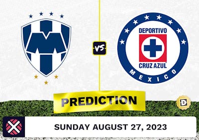 Monterrey vs. Cruz Azul Prediction and Odds - August 27, 2023
