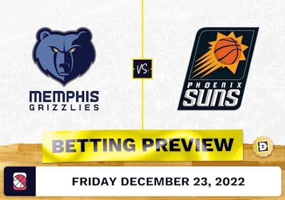 Grizzlies vs. Suns Prediction and Odds - Dec 23, 2022