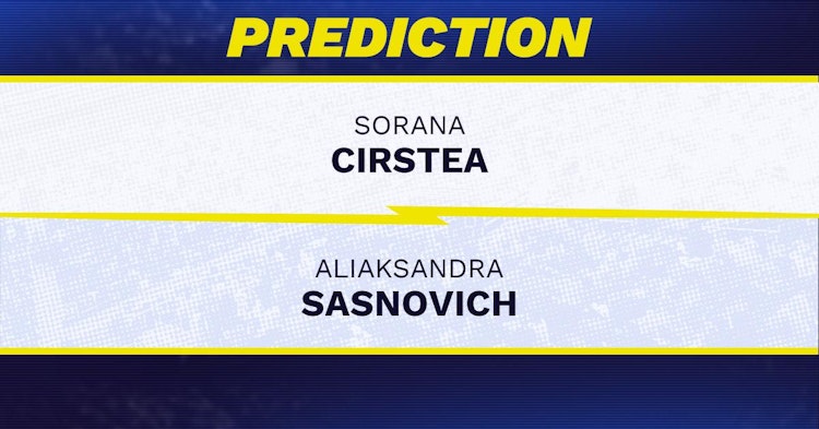 Sorana Cirstea vs Aliaksandra Sasnovich Tennis Prediction.