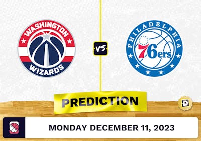 Washington Wizards vs. Philadelphia 76ers: Prediction, Odds, Picks for NBA Monday [12/11/2023]