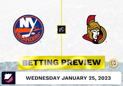 Islanders vs. Senators Prediction and Odds - Jan 25, 2023