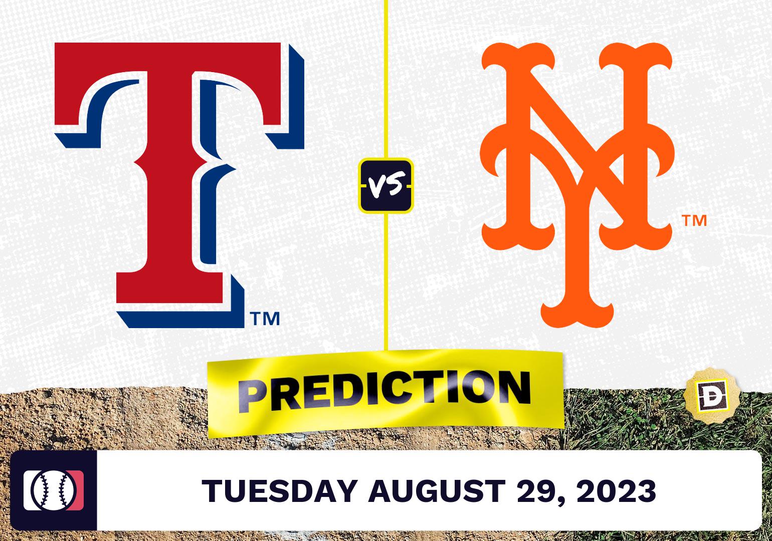 Rangers vs. Mets Prediction for MLB Tuesday [8/29/2023]