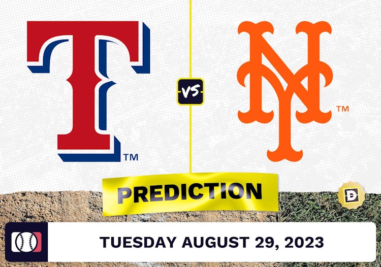 Rangers vs. Mets Prediction for MLB Tuesday [8/29/2023]