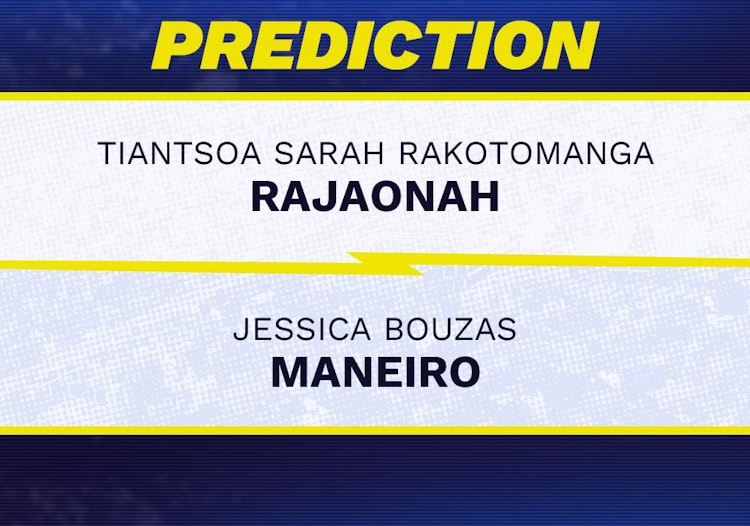 Tiantsoa Rakotomanga Rajaonah vs Jessica Bouzas Maneiro Tennis Prediction.