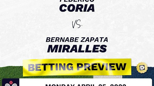 Federico Coria vs. Bernabe Zapata Miralles Predictions - Apr 25, 2022