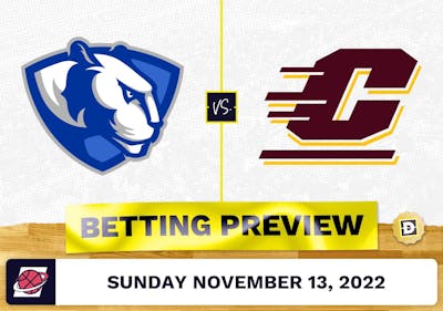 Eastern Illinois vs. Central Michigan CBB Prediction and Odds - Nov 13, 2022
