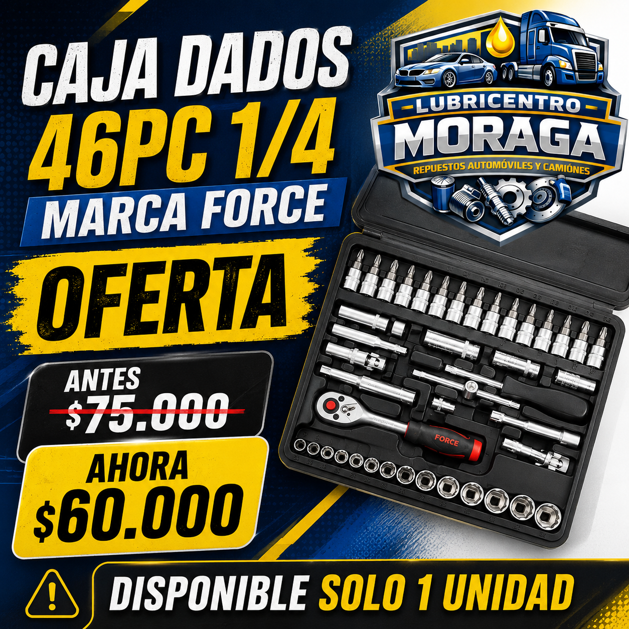 CAJA DE DADOS 46PC
