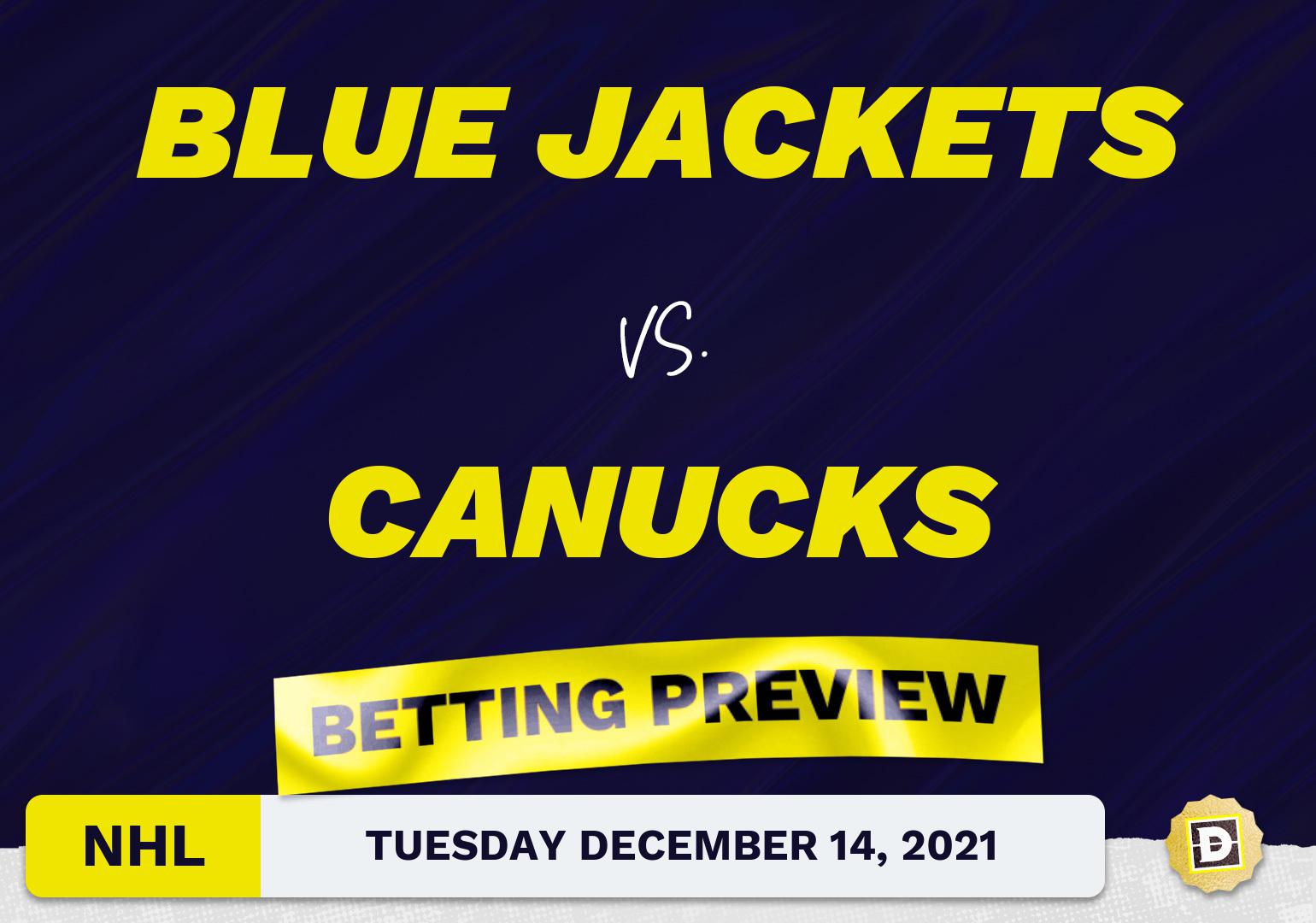 Blue Jackets vs. Canucks Predictions and Odds - Dec 14, 2021