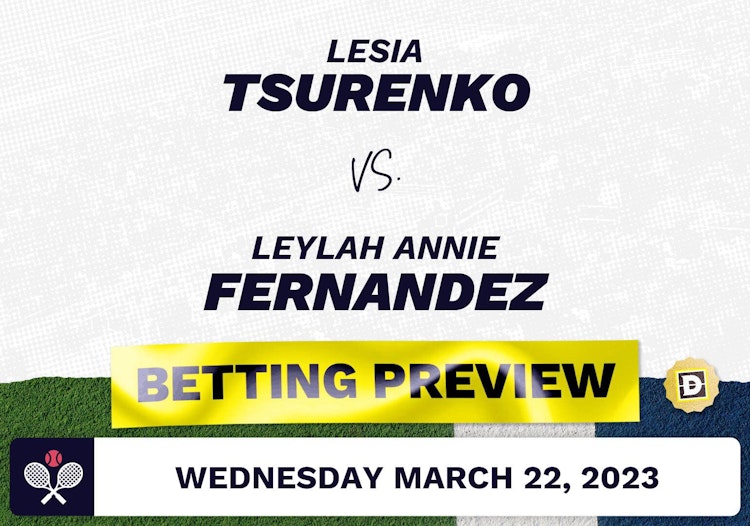 Lesia Tsurenko vs. Leylah Annie Fernandez Predictions - Mar 22, 2023