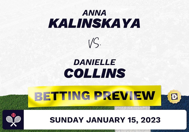 Anna Kalinskaya vs. Danielle Collins Predictions - Jan 15, 2023