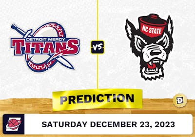 Detroit Mercy vs. North Carolina State Prediction, Odds, College Basketball Picks  [12/23/2023]