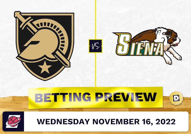 Army vs. Siena CBB Prediction and Odds - Nov 16, 2022