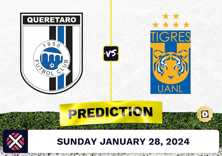 Queretaro vs. Tigres UANL Prediction, Odds, Liga MX Picks [1/28/2024]