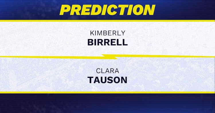 Kimberly Birrell vs Clara Tauson Tennis Prediction.