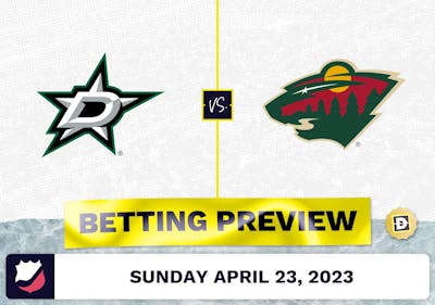 Stars vs. Wild Prediction and Odds - Apr 23, 2023