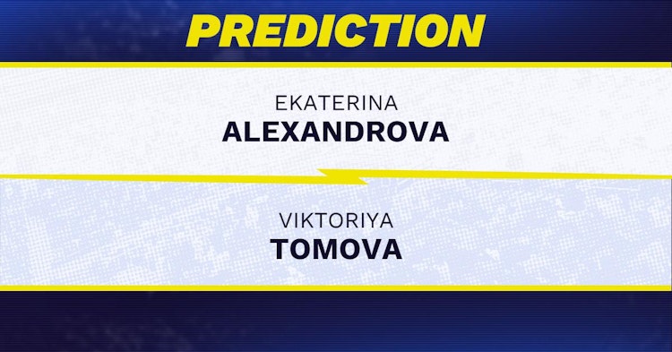 Ekaterina Alexandrova vs Viktoriya Tomova Tennis Prediction.