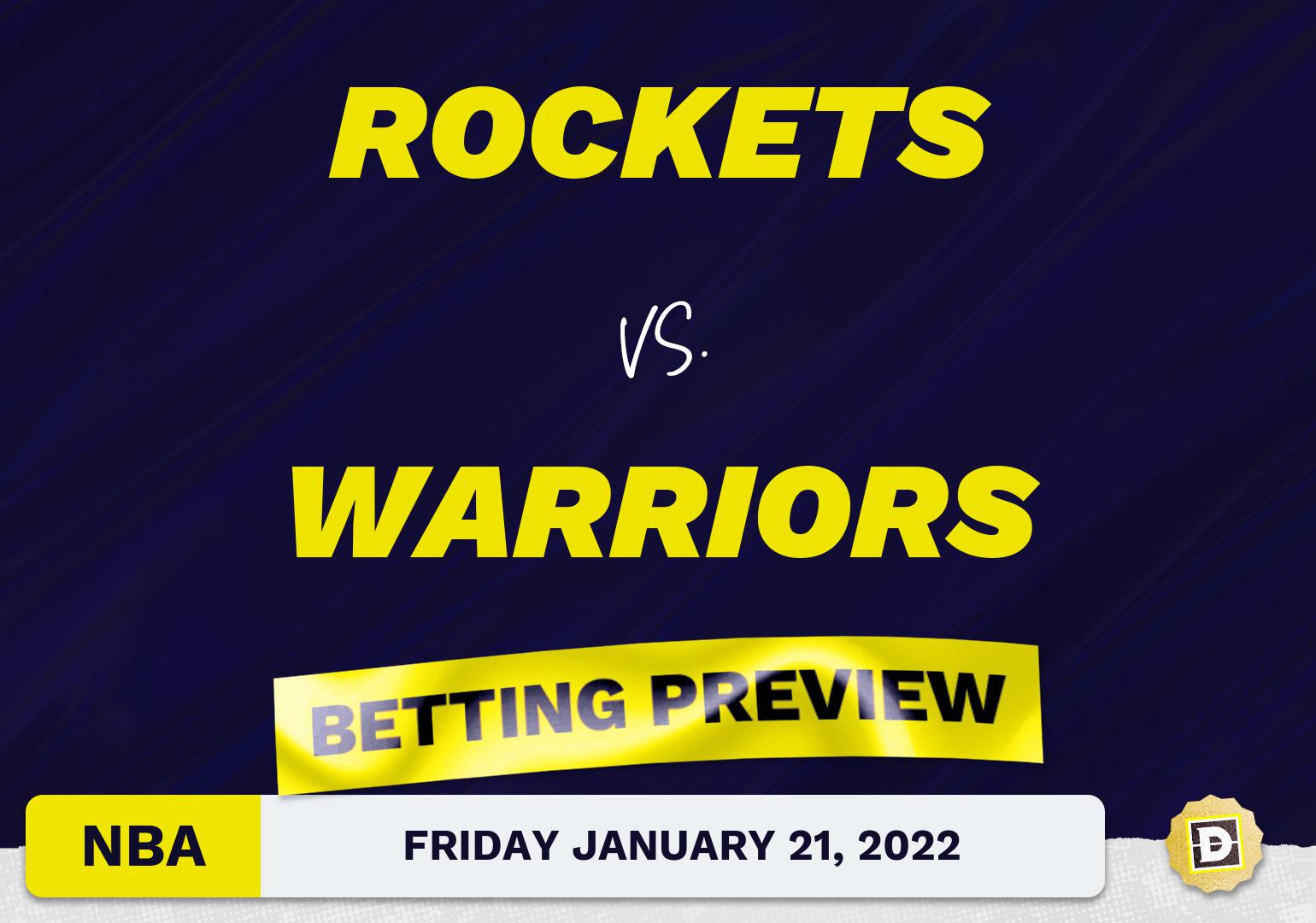 Rockets vs. Warriors Predictions and Odds - Jan 21, 2022