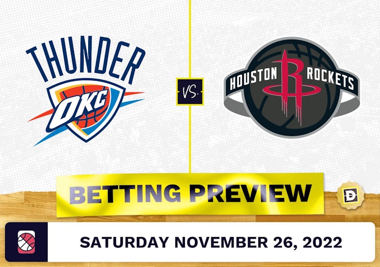 Thunder vs. Rockets Prediction and Odds - Nov 26, 2022