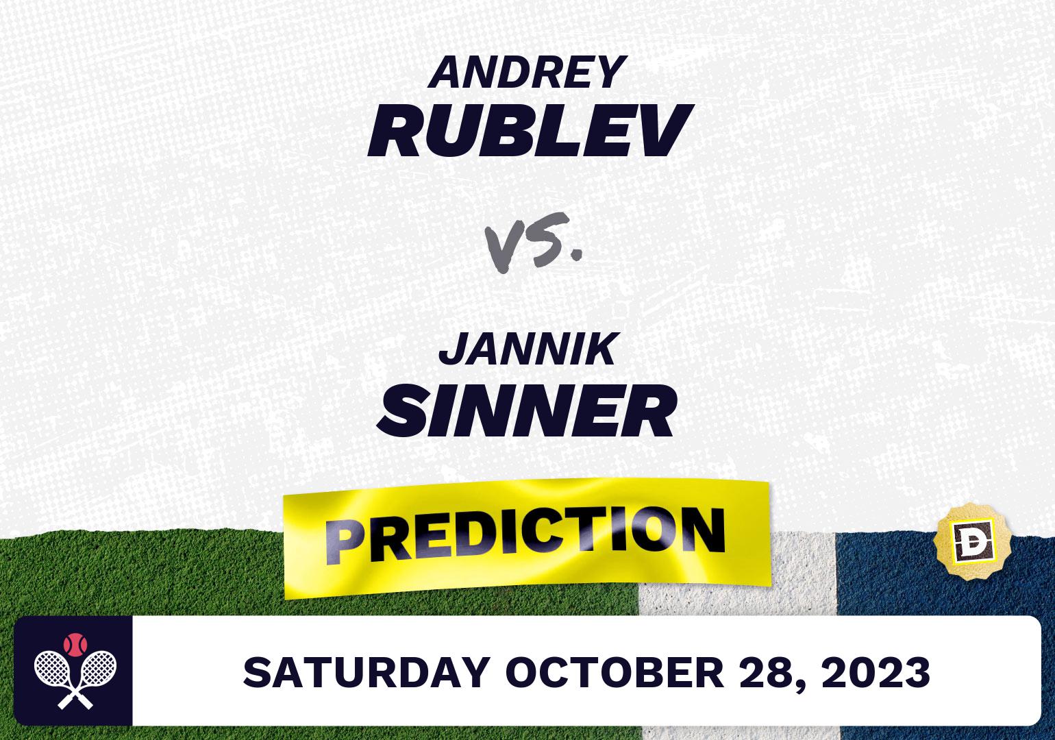 Andrey Rublev vs. Jannik Sinner Prediction - ATP Vienna 2023