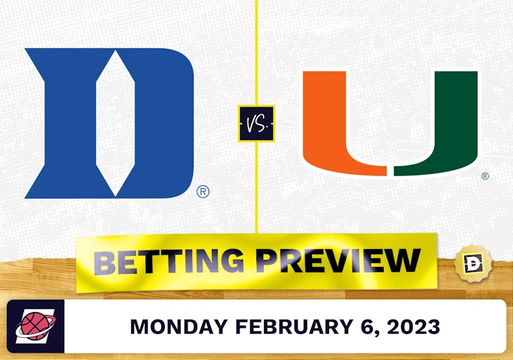 Duke vs. Miami (FL) CBB Prediction and Odds - Feb 6, 2023