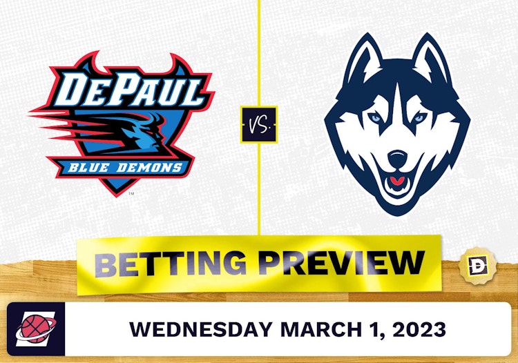 DePaul vs. Connecticut CBB Prediction and Odds - Mar 1, 2023