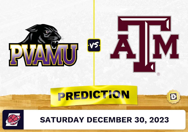 Prairie View A&M vs. Texas A&M Prediction, Odds, College Basketball Picks  [12/30/2023]