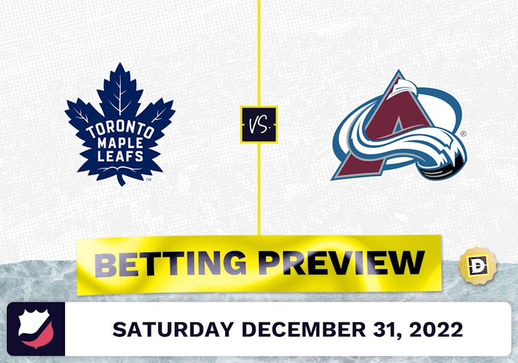 Maple Leafs vs. Avalanche Prediction and Odds - Dec 31, 2022