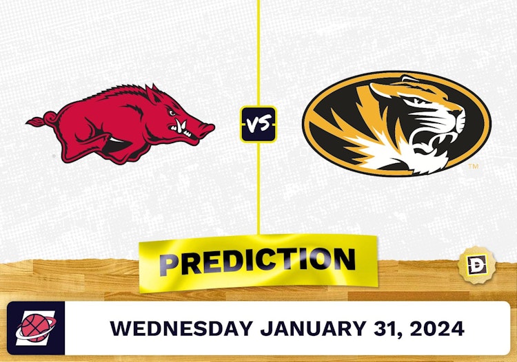 Arkansas vs. Missouri Prediction, Odds, College Basketball Picks [1/31/2024]