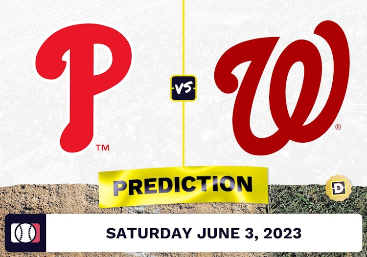 Phillies vs. Nationals Prediction for MLB Saturday [6/3/2023]