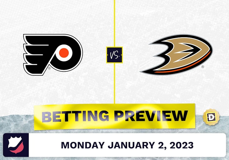 Flyers vs. Ducks Prediction and Odds - Jan 2, 2023