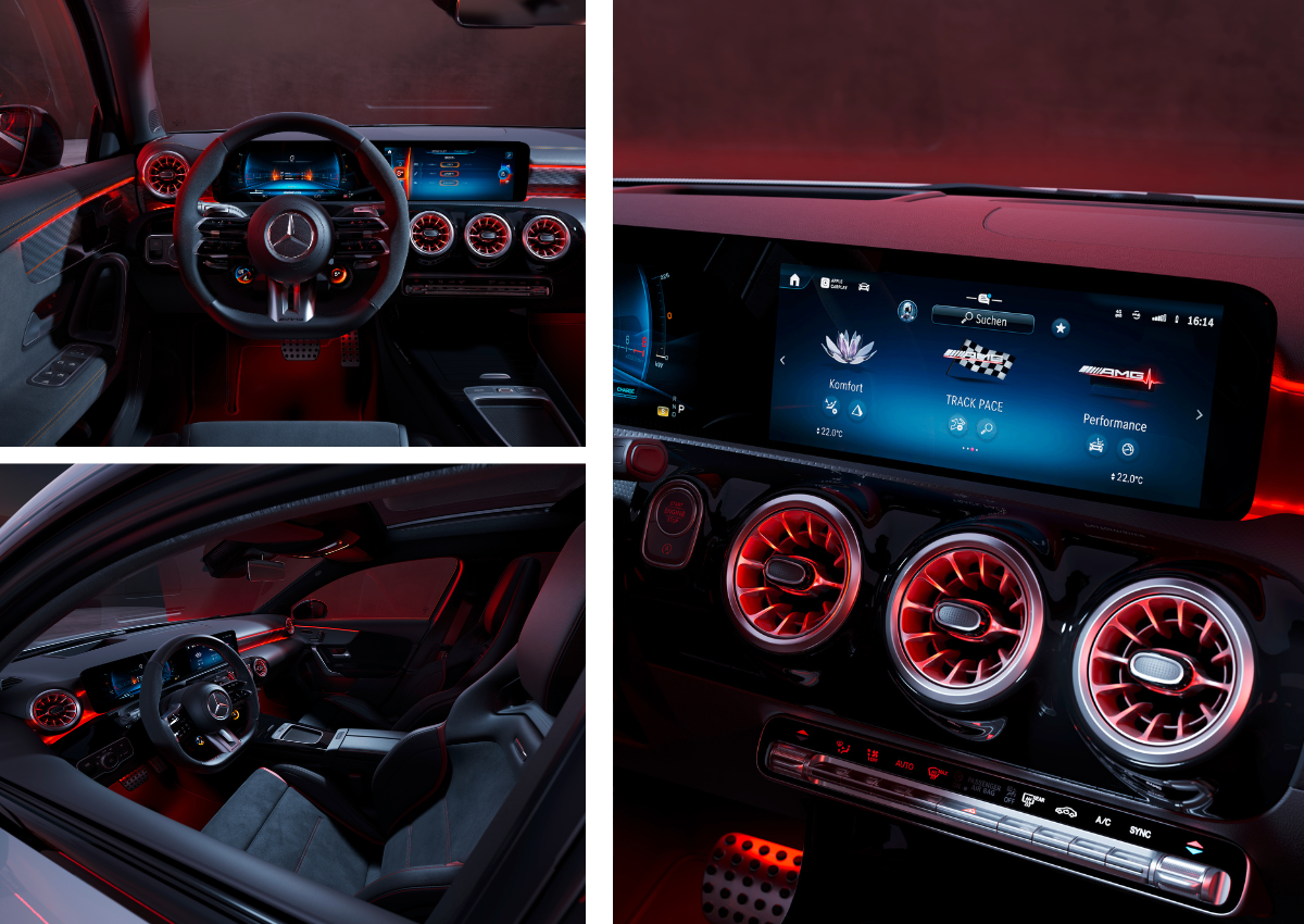 Das Interieur der Mercedes-Benz A-Klasse
