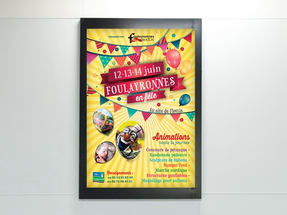 Affiche A1 personnalisée communication visuelle