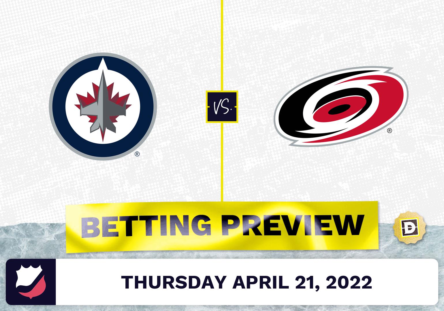 Jets vs. Hurricanes Prediction and Odds - Apr 21, 2022
