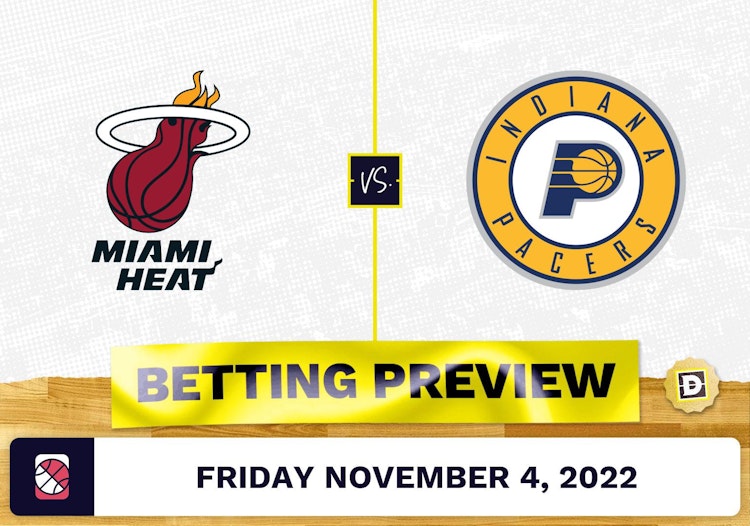 Heat vs. Pacers Prediction and Odds - Nov 4, 2022