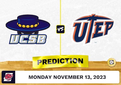 UC Santa Barbara vs. UTEP Basketball Prediction - November 13, 2023