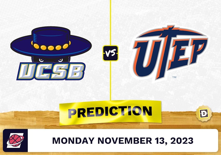 UC Santa Barbara vs. UTEP Basketball Prediction - November 13, 2023