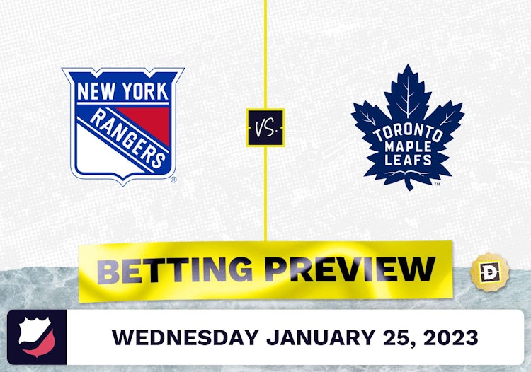 Rangers vs. Maple Leafs Prediction and Odds - Jan 25, 2023