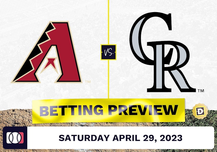 Diamondbacks vs. Rockies Prediction and Odds - Apr 29, 2023