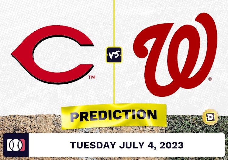 Reds vs. Nationals Prediction for MLB Tuesday [7/4/2023]