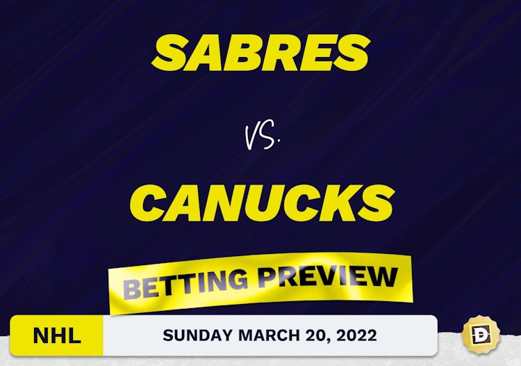 Sabres vs. Canucks Predictions and Odds - Mar 20, 2022