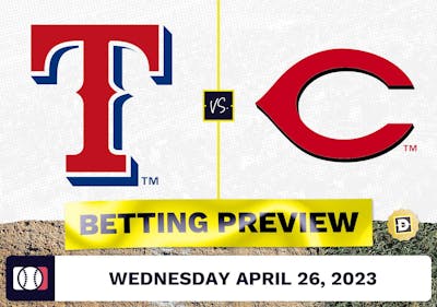 Rangers vs. Reds Prediction and Odds - Apr 26, 2023