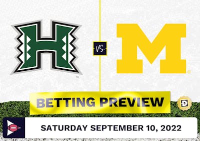 Hawaii vs. Michigan CFB Prediction and Odds - Sep 10, 2022