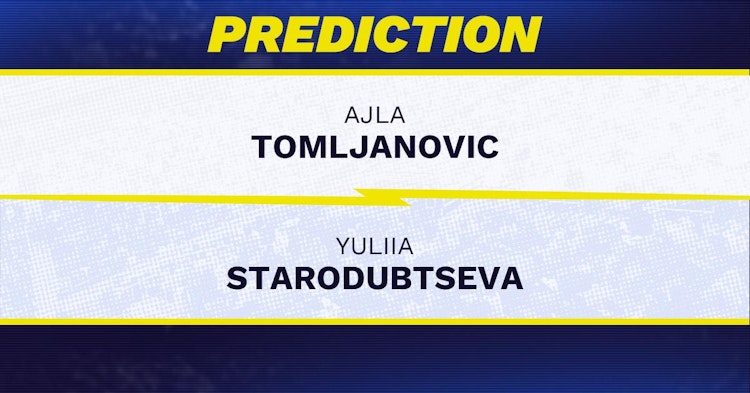 Ajla Tomljanovic vs Yuliia Starodubtseva Tennis Prediction.