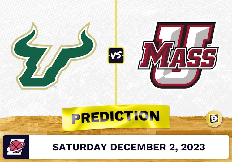 South Florida vs. Massachusetts Basketball Prediction - December 2, 2023