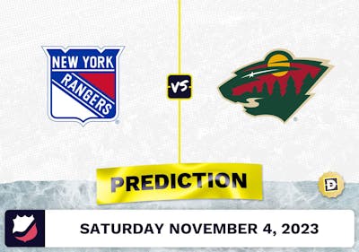 Rangers vs. Wild Prediction and Odds - November 4, 2023